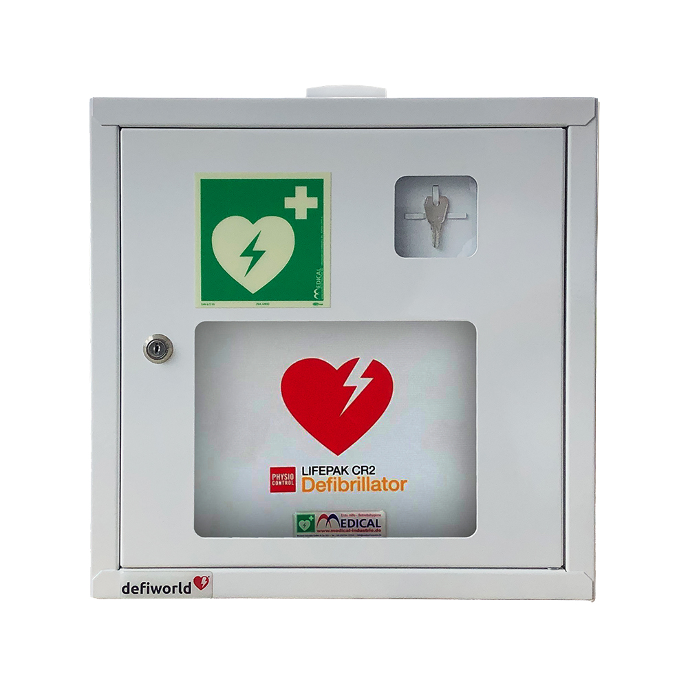 AED Wandschrank mit Alarmfunktion
